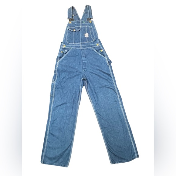 Pointer Jeans Mens Pointer Jean Overalls Size 33x3 Button Fly